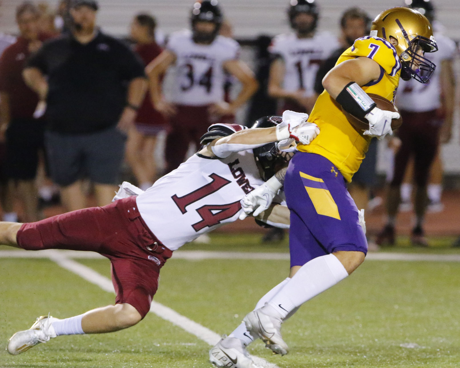 Lowell at Hobart football